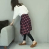 Mùa xuân và mùa hè 2020 phiên bản mới của Hàn Quốc của phong cách đại học lỏng lẻo kẻ sọc dài giữa áo sơ mi nữ dài tay lót quần áo sinh viên - Áo sơ mi dài tay