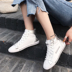2018 mùa xuân và mùa thu mới của Hàn Quốc phiên bản của nhỏ màu trắng giày nữ gió Anh hoang dã giản dị giày cao đáy phẳng giày giày của phụ nữ Giày cao gót