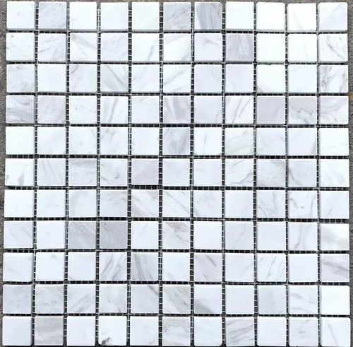 Натуральная мраморная мозаика Большой цветок зеленый бассейн Джаз белый фон стена черно -белая современная ванная плитка для ванной комнаты