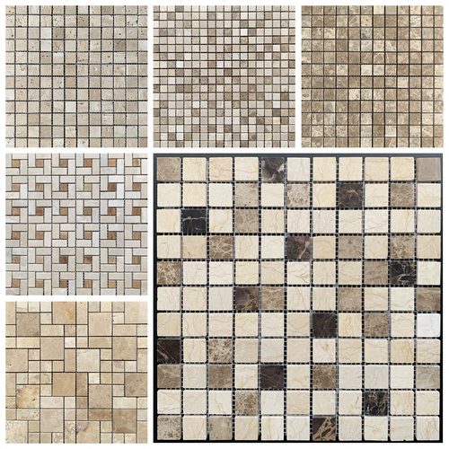 Мраморная мозаика рис Желтая спина -в форме пещеры камень мелкий кофейный фон стены рыба пруд Каменный бассейн для ванной комнаты