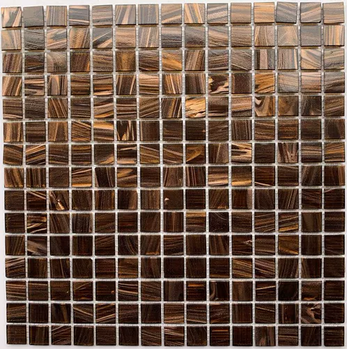 Стеклянная синяя мозаика