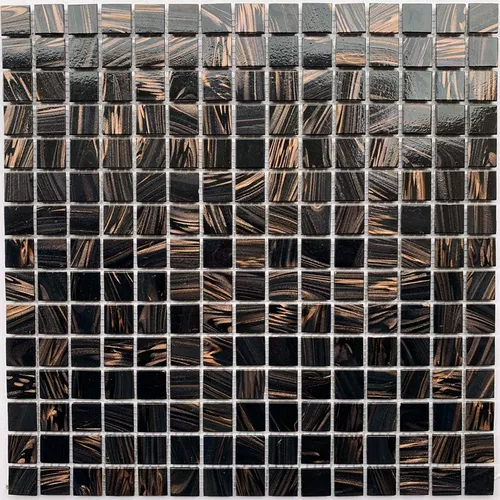 Стеклянная синяя мозаика