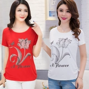 Áo sơ mi nữ tay ngắn cotton 2019 mùa hè mới dành cho nữ - Áo phông