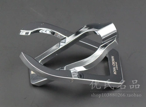 Британская королевская корона Корона дым гладкий из нержавеющей стали складной металлической металлической высокой высокой высокой высокой высотой SMO -бортовые аксессуары серебристые