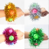 Детский танцующий цветок на запястье для детского сада, колокольчик, браслет
