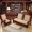 Trung Quốc rắn sofa đệm sang trọng dày sofa gỗ đệm kết hợp Xiêm ba ghế đệm mùa đông băng ghế dự bị