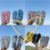 RENA đề nghị cô gái mùa hè hàng ngày thoải mái nhà mặc mềm dưới trượt in bãi biển dép flip flops dép thổ cẩm Dép