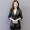Xuân 2019 mới Hained leather nữ ngắn Phiên bản Hàn Quốc của bộ đồ nhỏ tự trồng cổ áo khoác da nữ áo khoác cỡ lớn - Quần áo da