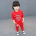 Quần áo trẻ em nam phù hợp với mùa xuân 1-3-4-6 tuổi Trẻ em hoạt hình thể thao mùa xuân và mùa thu 5 phiên bản Hàn Quốc hai bộ thủy triều quần áo trẻ sơ sinh Phù hợp với trẻ em