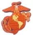 CHÚNG TÔI Hoa Kỳ Con Dấu Thủy Quân Lục Chiến Thêu Ma Thuật Sticker Đại Bàng Toàn Cầu Neo Chuỗi Thêu Armband Thêu Sticker Badge