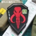 TAD bounty hunter thêu Velcro armband dán vải dán ba lô chương cá tính tinh thần huy hiệu vá Thẻ / Thẻ ma thuật