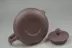 Zisha nồi cốc cát màu tím món quà trà Yixing đầy đủ handmade đích thực khuyến mãi để gửi bìa cứng Một loại cột nồi Bình đất sét