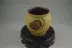 Zisha nồi cốc cát màu tím món quà trà Yixing đầy đủ handmade đích thực Chu Qi khắc hạt sen cup