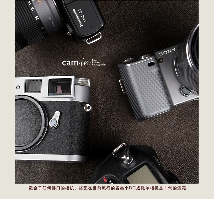 cam-in thoải mái máy ảnh kỹ thuật số DSLR dây đeo micro đơn dây đeo vai phổ quát màu đỏ CAM1874 - Phụ kiện máy ảnh DSLR / đơn