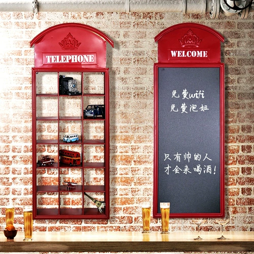 Ретро телефон, кофейная креативная доска, декор