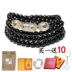 Pha lê Bracelet Obsidian Hạt của Nam Giới Phụ Nữ Nhật Bản và Hàn Quốc Phiên Bản Các Cặp Vợ Chồng Vòng Đeo Tay Cá Tính Hoàng Đạo Quá Cảnh Đồ Tran ... Vòng đeo tay Clasp