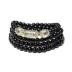 Pha lê Bracelet Obsidian Hạt của Nam Giới Phụ Nữ Nhật Bản và Hàn Quốc Phiên Bản Các Cặp Vợ Chồng Vòng Đeo Tay Cá Tính Hoàng Đạo Quá Cảnh Đồ Tran ... vòng pandora pnj Vòng đeo tay Clasp