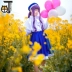 [Machimachi] Mocha cô gái Sakura COS quần áo avenue đền biết thế giới cosplay phù hợp với váy màu xanh