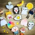 Hàn Quốc ulzzang Harajuku mềm em gái pin trâm vương miện văn bản kiểm soát văn bản huy hiệu acrylic huy hiệu - Trâm cài