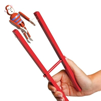 Деревянные физиологичные гимнастические минифигурки со шнуром, игрушка, обезьяна, антистресс, подарок на день рождения