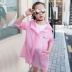 Trẻ em của quần áo chống nắng phụ nữ phần dài 2018 mùa hè bảo vệ UV quần áo da thoáng khí siêu mỏng cha mẹ và con áo khoác ngoài trời quần áo