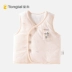 Áo thun cotton bé gái mùa thu và mùa đông cotton bé trai và bé gái dày ấm vest vest vest