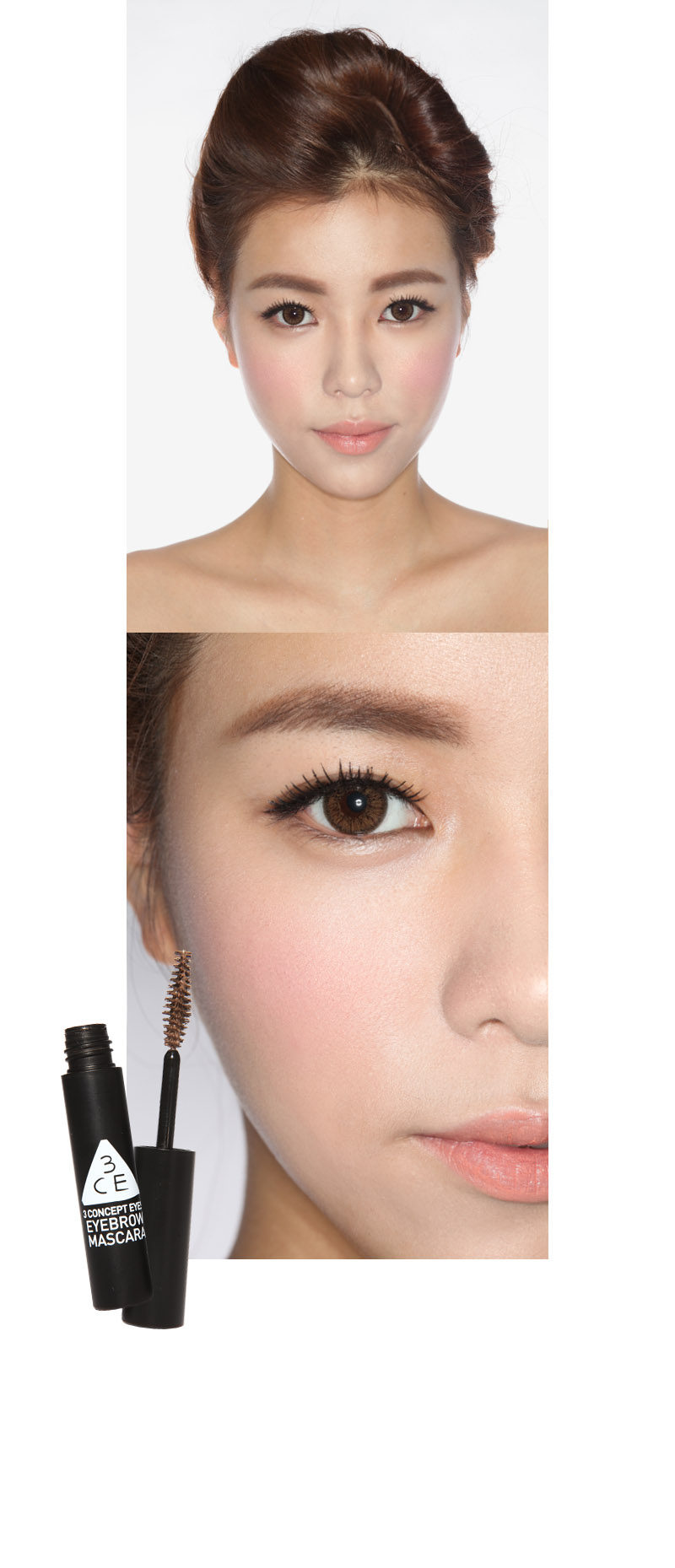 3只眼 彩妆 棕色金色 stylenanda 3ce 三只眼染眉膏 自然裸妆