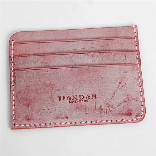 Кожаный картхолдер, карточки, DIY, воловья кожа