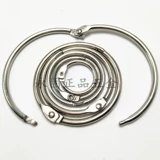 Книга из нержавеющей стали застрявшая карта, кольцо, шар, пряжка