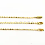 Производитель поставляет черную цепь бусинки 2,4 мм пистолет черная металлическая цепь бусинки.