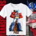 Transformers áo phông nam Optimus Prime Megatron Day Hornet anh em tay ngắn mặc xung quanh thẻ sinh viên đường phố - Áo phông ngắn