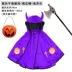 Halloween Trẻ Em Trang Phục Quỷ Sừng Áo Choàng Bé Trai Cos Phù Thủy Nhỏ Trang Phục Trang Phục Trang Phục 