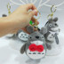 Cartoon Scent Totoro Doll Keychain Plush Toy Mặt dây chuyền Xe Key Túi quyến rũ Trang trí Quà tặng Sáng tạo - Đồ chơi mềm đồ chơi cho bé trai 1 tuổi Đồ chơi mềm