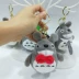 Cartoon Scent Totoro Doll Keychain Plush Toy Mặt dây chuyền Xe Key Túi quyến rũ Trang trí Quà tặng Sáng tạo - Đồ chơi mềm