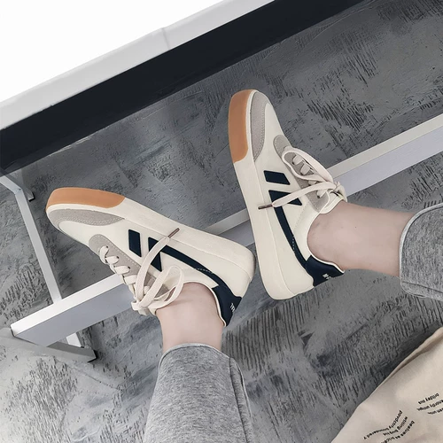 Тканевая летняя дышащая универсальная обувь, 2020, в корейском стиле
