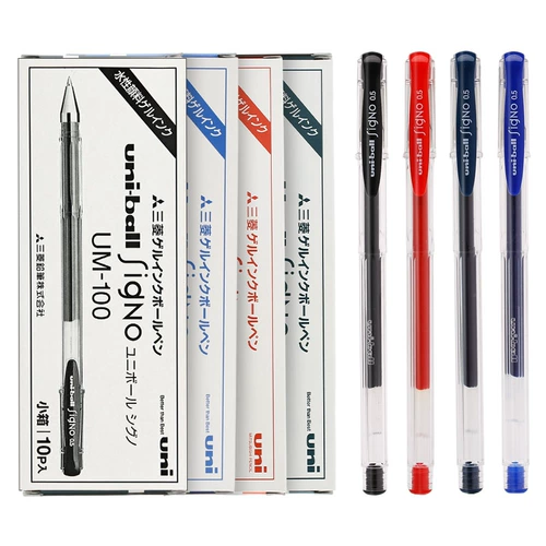 Бесплатная доставка Uniball Mitsubishi UM100 Японская входная нейтральная ручка 0,5 м.