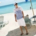 Mùa hè bên bờ biển kỳ nghỉ bãi biển quần nam lỏng nhanh chóng làm khô năm điểm quần short hoa quần lớn quần short giản dị đặc biệt giải phóng mặt bằng