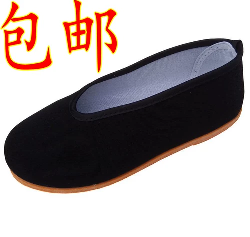 Старый Пекин мальчик черная ткань танцевальная обувь, девочки исполняют обувь мягкие подошвы, старый мастер -мастер восьмой армия
