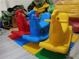 Пластиковые качели для детского сада, уличная игрушка в помещении для двоих, детская большая качалка, увеличенная толщина