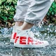 Converse Converse đen trắng chữ trắng in giày vải cao 159532C 159533C - Plimsolls jordan dior cổ thấp Plimsolls