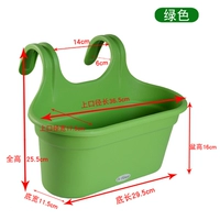 Двойной стены с двойным крючком зеленый