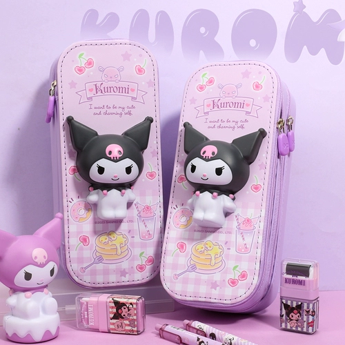 Sanrio, двухэтажный пенал для школьников, антистресс