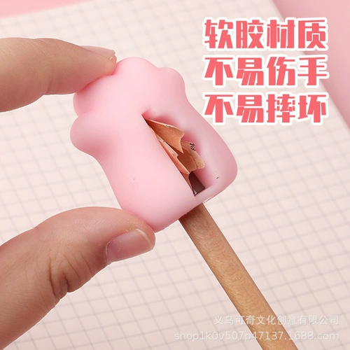 Мультяшная портативная точилка для карандашей для раннего возраста