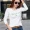 Mùa thu 2019 áo sơ mi nữ mới in áo sơ mi chạm đáy phiên bản Hàn Quốc áo thun rộng bên ngoài áo thun nữ dài tay - Áo phông áo phông trắng