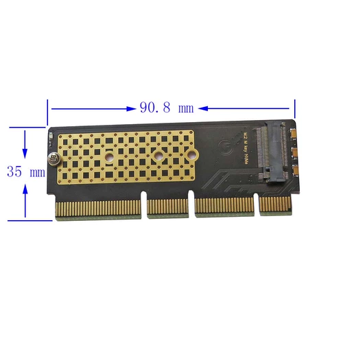 PCIE 3.0 4.0 x4 x8 x16 до M.2 NVME Adapter Card Card Card