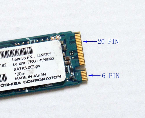 SATA THNSNS128GMGP/SD5SG2 ThinkPad x1 Carbon SSD Card