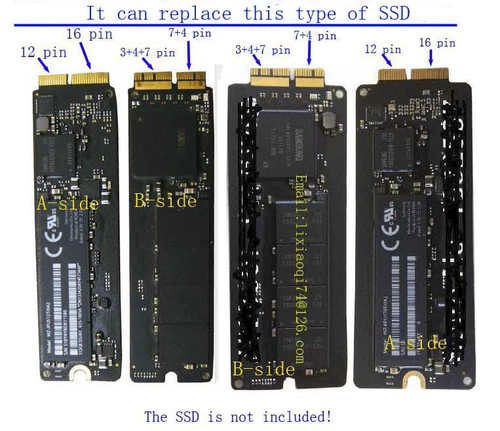 NVME PCIE M.2 Transfer 2013 2014 2014 AIR AIR A1465 A1466 CARD CARD SSD