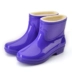 Giày đi mưa nam ống ngắn cộng với nhung ấm, giày đế dày, chống nước, giày chống nước, giày chống nước, giày cao gót giày đi mưa Rainshoes