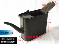 金属罐包装 加厚长嘴汽油桶手提加油桶铁桶便携式柴油壶注水桶14l15升转换桶