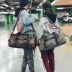 Túi du lịch nam công suất lớn Hàn Quốc túi duffel khoảng cách ngắn túi du lịch thể thao túi thể dục túi xách nữ túi xi lanh túi